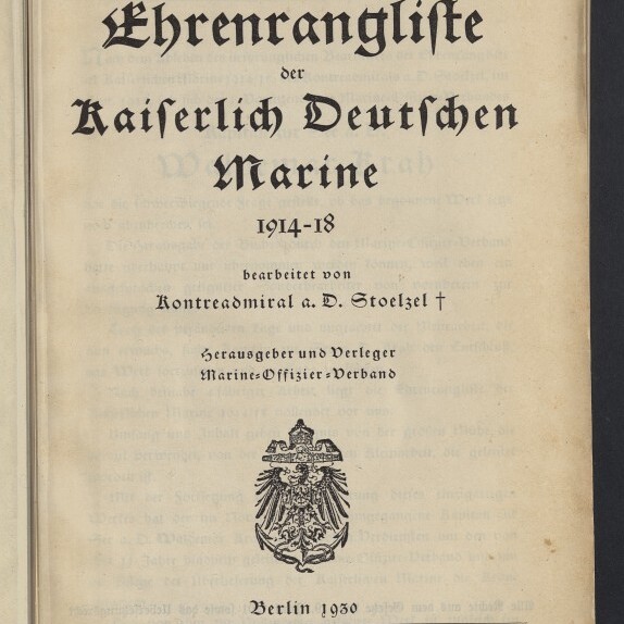 Titelblatt einer Buchseite mit großem Frakturtitel 