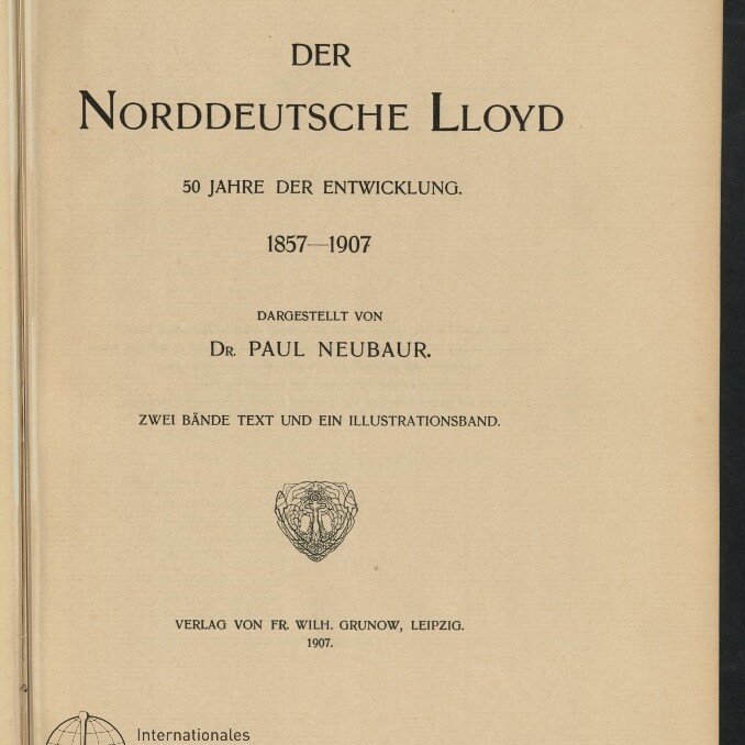Titelblatt eines Buchs mit großem Schriftzug 