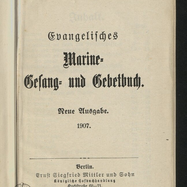 Titelblatt in schwarzer Frakturschrift: 