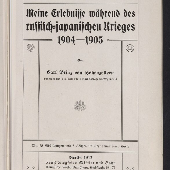 Titelseite eines Buchs mit schwarzer Frakturschrift: 