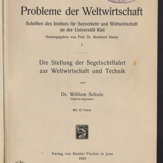 Titelblatt einer deutschen Publikation von 1910: 