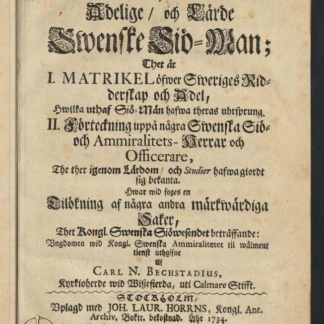 Antikes Titelblatt mit dekorativer Frakturschrift, großer Überschrift 